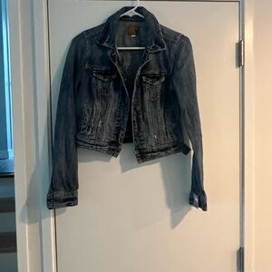 American Eagle Outfitters Dark Wash Denim Jacket